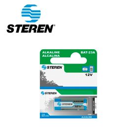 bateria alcalina steren bat23a tipo cilindro 12 volts 55mah compatible con magneto duosmart y otros dispositivos similares
